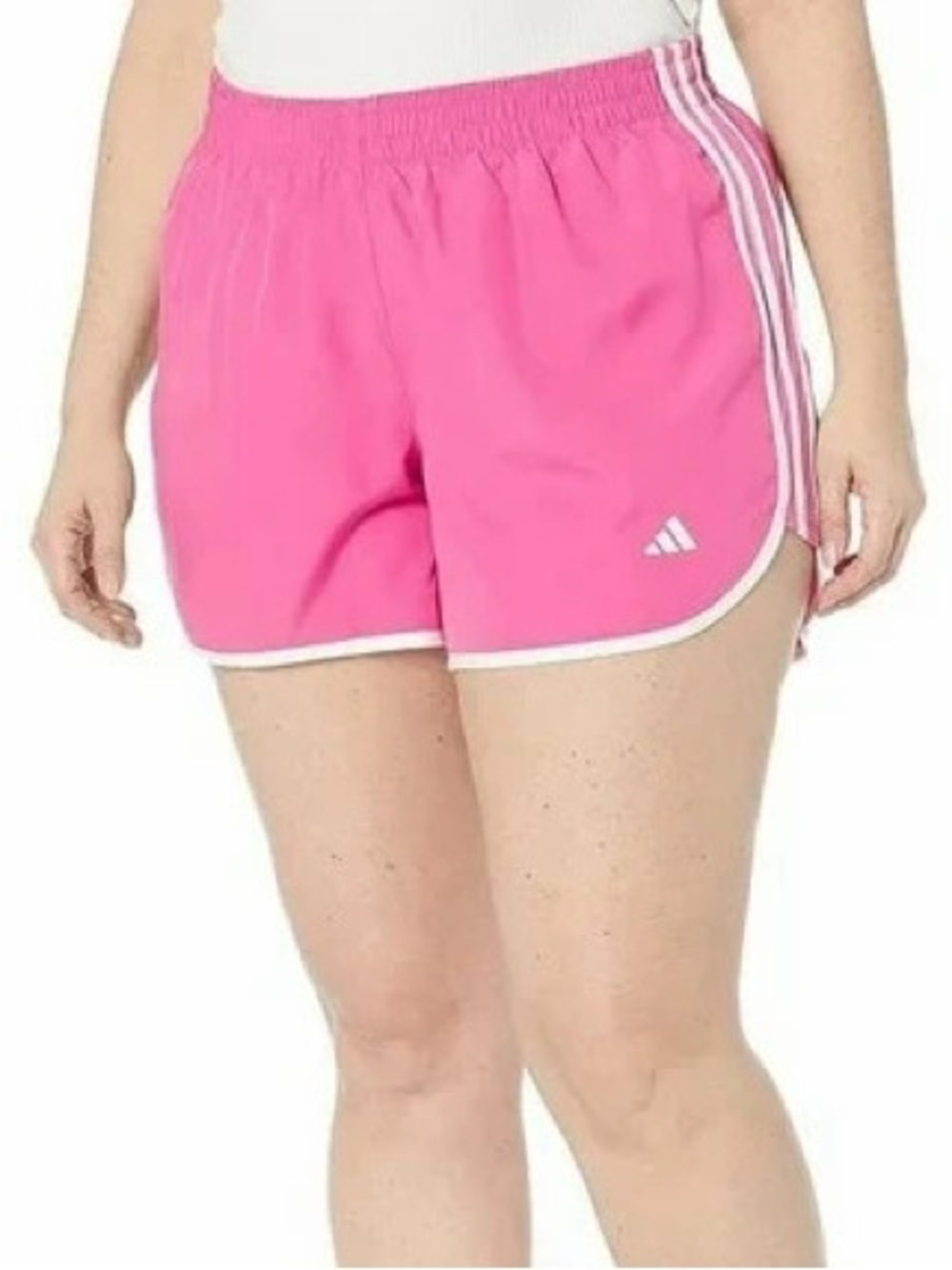 Adidas Plus Size Running Shorts Fuchsia